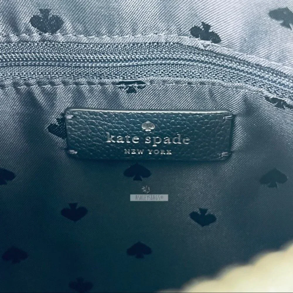 Kate Spade Denim Cherry Embroidered Rosie CrossbodyShoulder Bag & Coin Purse - Picture 9 of 11